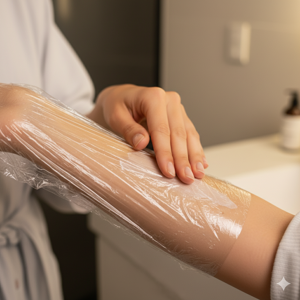 Cobrir com plástico